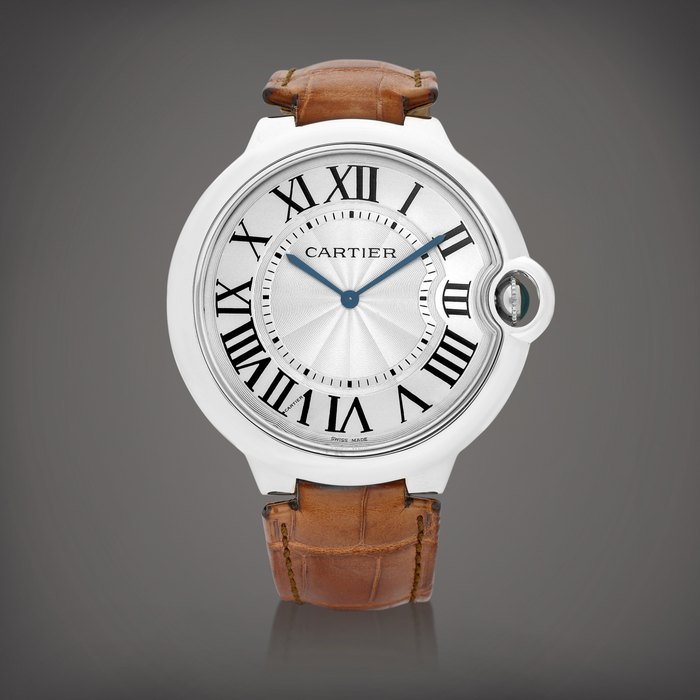 Cartier Ballon Bleu, Reference 3375 | A white gold wristwatch, Circa 2010 | 卡地亞 | Ballon Bleu 型號3375 | 白金腕錶，約2010年製 · 3375