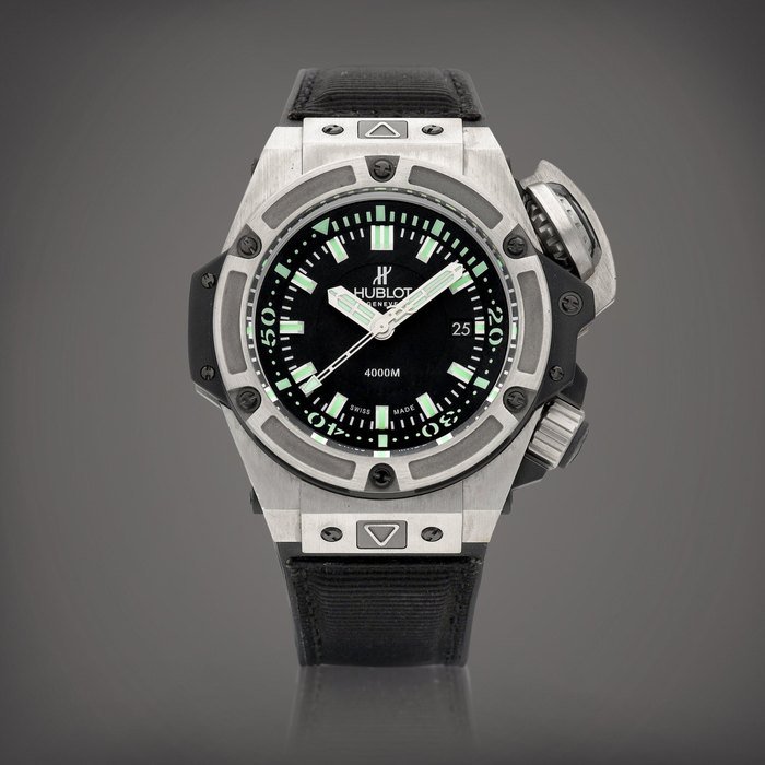 Hublot King Power Oceanographic, Reference 731.NX.1190.RX | A limited edition titanium wristwatch with date, Circa 2010 | 宇舶 | King Power Oceanographic 型號731.NX.1190.RX | 限量版鈦金屬腕錶，備日期顯示，約2010年製 · 731.NX.1190.RX
