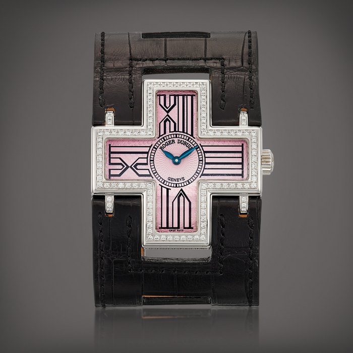 Roger Dubuis Follow Me | A limited edition white gold and diamond-set wristwatch, Circa 2000 | 羅杰杜彼 | Follow Me | 限量版白金鑲鑽石腕錶，約2000年製