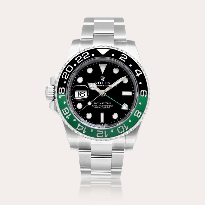 Rolex GMT-Master II "Sprite", Reference 126720VTNR | A stainless steel dual time zone wristwatch with date and bracelet, Circa 2025 · 126720VTNR