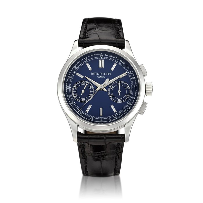 Patek Philippe Reference 5170 | A platinum and diamond-set chronograph wristwatch, Circa 2018 | 百達翡麗 | 型號5170 | 鉑金鑲鑽石計時腕錶，約2018年製 · 5170