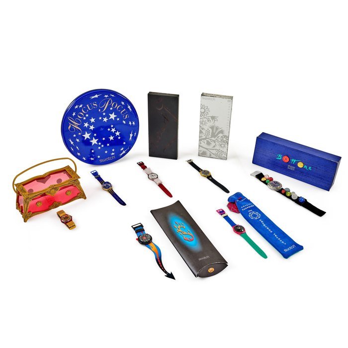 Swatch A collection of 89 resin wristwatches featuring rare prototypes, limited and special edition, Circa 1985 -2000 | 一套共89枚腕錶，備稀有原型、限量版及特別版，約1985到2000年製