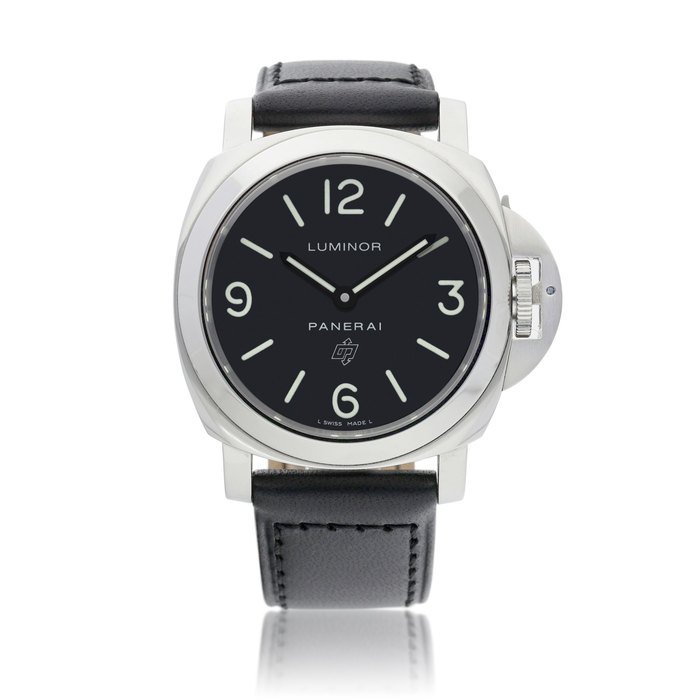 Panerai Luminor Base Logo, Reference PAM00000 | A stainless steel wristwatch, Circa 2007 | 沛納海 | Luminor Base Logo 型號PAM0000 | 精鋼腕錶，約2007年製 · PAM00000