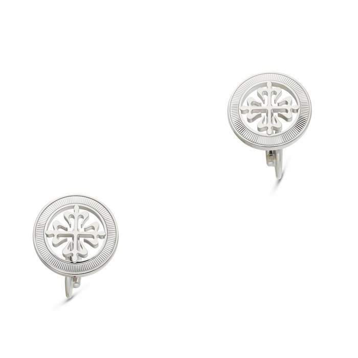 Patek Philippe Calatrava | A pair of white gold cufflinks, Circa 2011 | 百達翡麗 | Calatrava | 一對白金袖扣，約2011年製