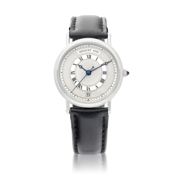 Breguet Classic, Reference 3320 | A white gold wristwatch with date, Circa 1990 | 寶璣 | Classic 型號3320 | 白金腕錶，備日期顯示，約1990年製 · 3320