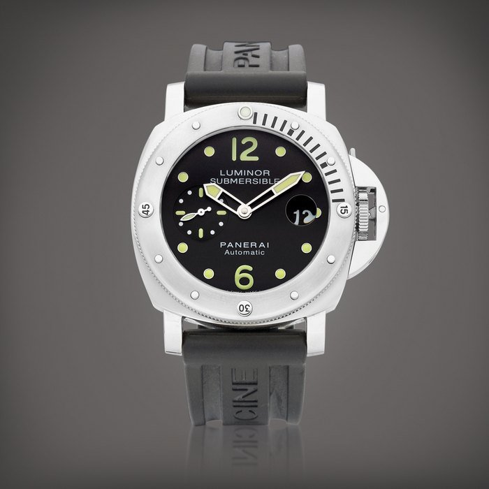 Panerai Luminor Submersible, Reference PAM024 | A stainless steel wristwatch with date, Circa 2006 | 沛納海 | Luminor Submersible 型號PAM024 | 精鋼腕錶，備日期顯示，約2006年製 · PAM024