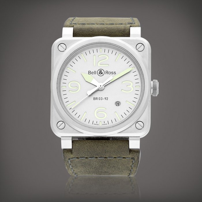 Bell & Ross Horolum, Reference BR03-92 | A limited edition stainless steel wristwatch with date, Circa 2018 | Horolum 型號BR03-92 | 限量版精鋼腕錶，備日期顯示，約2018年製 · BR03-92