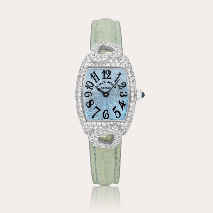 Franck Muller Cintrée Curvex Coeur, Reference 2250 QZ HJ | A white gold and diamond-set wristwatch, Circa 2005 | Cintrée Curvex Coeur 型號2250 QZ HJ | 白金鑲鑽石腕錶，約2005年製 · 2250