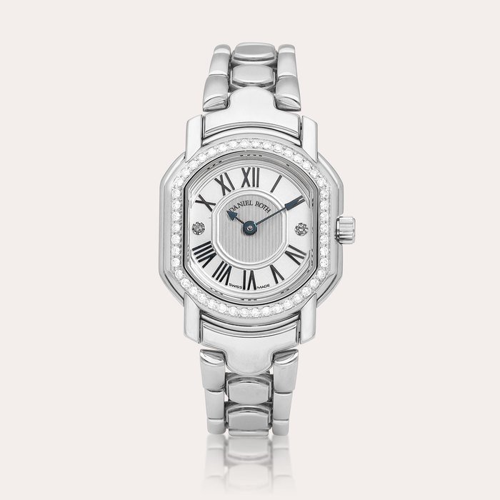 Daniel Roth Reference 518.ST | A stainless steel and diamond-set wristwatch with bracelet, Circa 2010 | 型號518.ST | 精鋼鑲鑽石鏈帶腕錶，約2010年製 · 518.ST