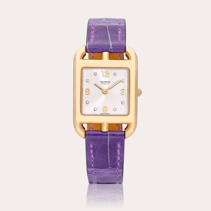Hermès Cap Cod S | A pink gold and diamond-set wristwatch, Circa 2023 | 愛馬仕 | Cap Cod S | 粉紅金鑲鑽石腕錶，約2023年製