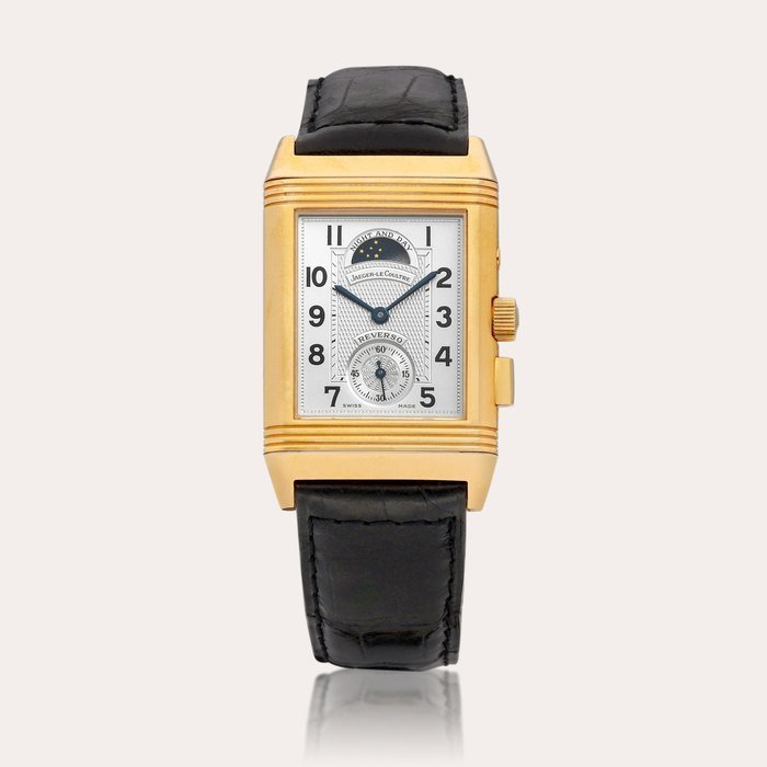 Jaeger-LeCoultre Reverso Geographique, Reference 270.2.58 |  A limited edition pink gold reversible dual time zone wristwatch with day and night indication, Circa 2000 | 積家 | Reverso Geographique 型號270.2.58  | 限量版粉紅金可翻轉兩地時間腕錶，備晝夜顯示，約2000年製 · 270.2.58