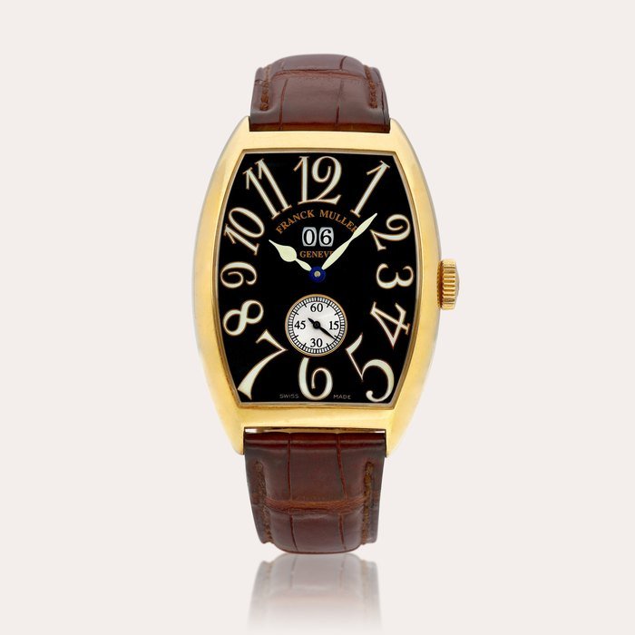Franck Muller Cintrée Curvex, Reference 6850 S6 GG | A yellow gold wristwatch with date, Circa 2004 | Cintrée Curvex 型號6850 S6 GG | 黃金腕錶，備日期顯示，約2004年製 · 6850