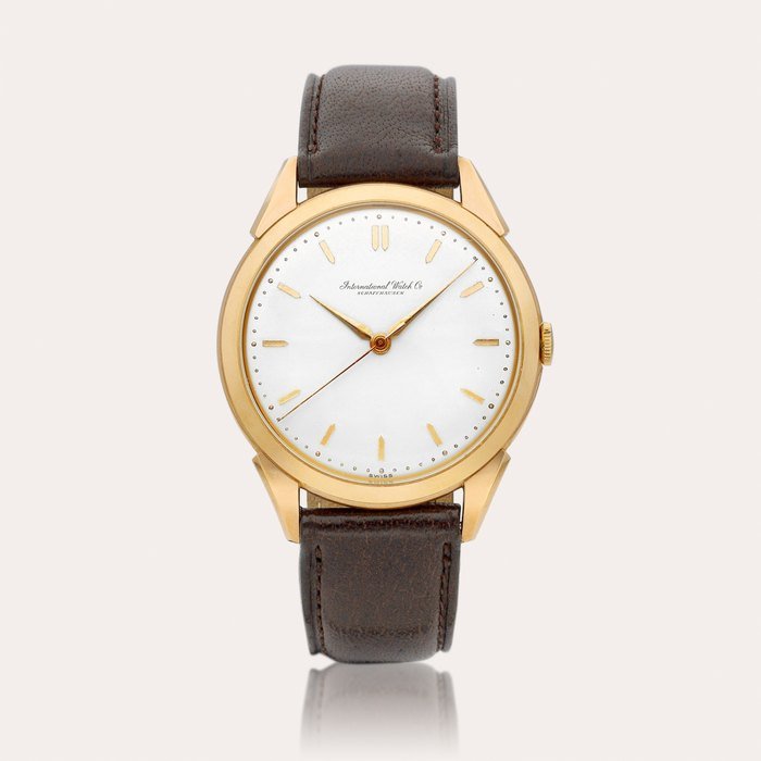 IWC A pink gold wristwatch, Circa 1957 | 萬國 | 粉紅金腕錶，約1957年製