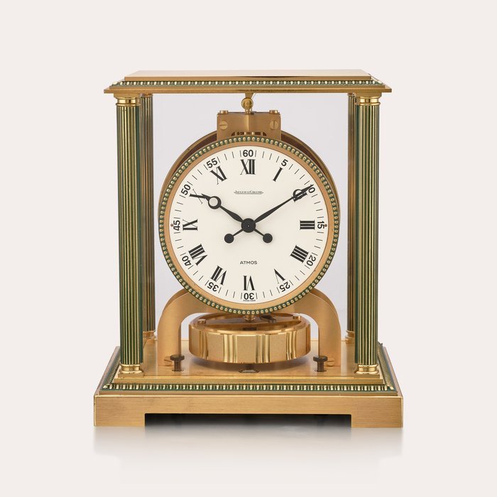 Jaeger-LeCoultre Vendôme | A gilt brass atmos clock, Circa 1975 | 積家 | Vendôme | 銅鍍金空氣鍾，約1975年製