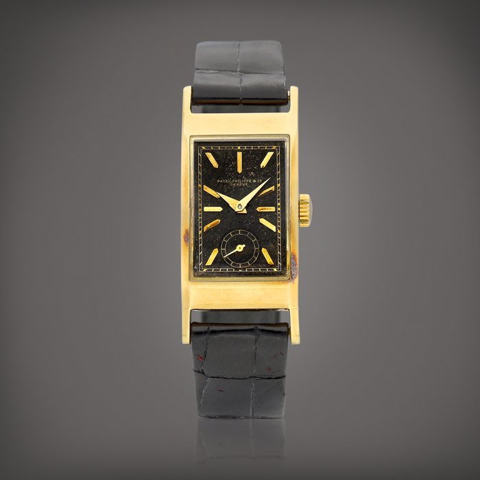 Patek Philippe Tegolino, Reference 425 | A yellow gold wristwatch, Made in 1940 | 百達翡麗  | Tegolino 型號425 | 黃金腕錶，1940年製 · 425