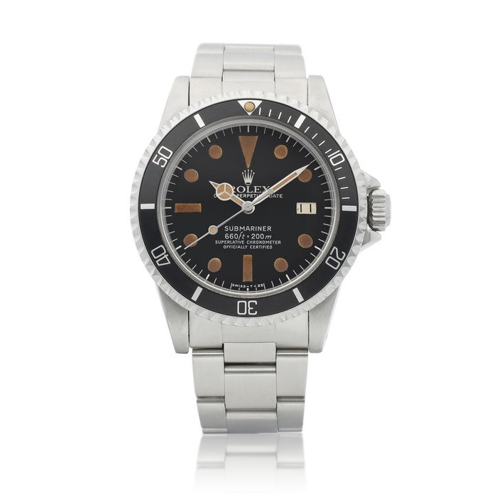 Rolex Submariner "White", Reference 1680 | A stainless steel wristwatch with date and bracelet, Circa 1979 | 勞力士 | Submariner "White" 型號1680 | 精鋼鏈帶腕錶，備日期顯示，約1979年製 · 1680