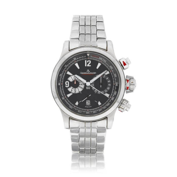 Jaeger-LeCoultre Jaeger-LeCoultre | Master-Compressor, Reference 146.8.25, A stainless steel chronograph wristwatch with date and bracelet, Circa 2008 | 積家 | Master-Compressor 型號146.8.25   精鋼計時鏈帶腕錶，備日期顯示，約2008年製 · 146.8.25