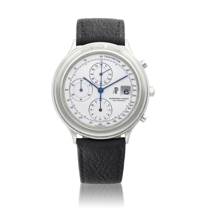 Audemars Piguet Huitième Chronograph, A stainless steel chronograph wristwatch with date, Circa 1990 | 愛彼 Huitième Chronograph 精鋼計時腕錶，備日期顯示，約1990年製