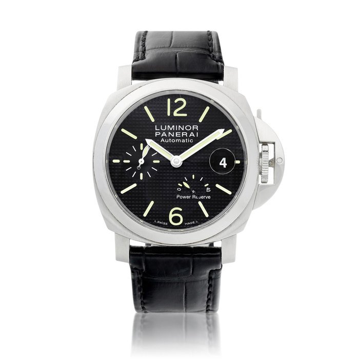 Panerai Luminor, Reference PAM 241, A stainless steel wristwatch with date and power reserve indication, Circa 2013 | 沛納海 Luminor 型號PAM241 精鋼腕錶，備日期及動力儲備顯示，約2013年製 · PAM