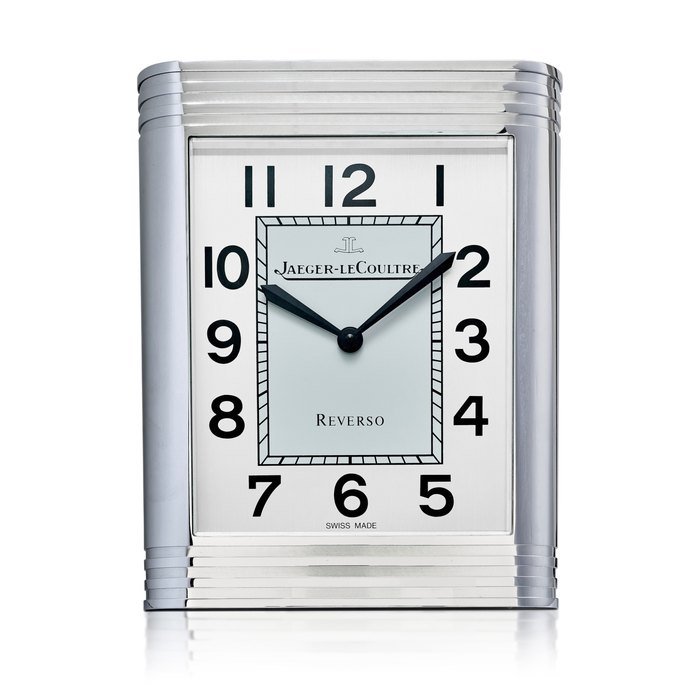 Jaeger-LeCoultre Ruegg manufacture for Jaeger-LeCoultre Reverso, A metal work wall clock, Circa 2000 Reverso | 金屬製掛牆鐘，由 Ruegg 製作，約2000年製