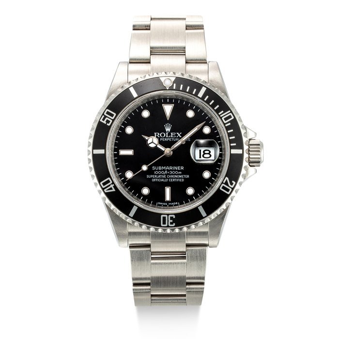 Rolex Rolex | Submariner, Reference 16610T, A stainless steel wristwatch with date and bracelet, Circa 2007 | 勞力士 | Submariner 型號16610T    精鋼鏈帶腕錶，備日期顯示，約2007年製 · 16610T