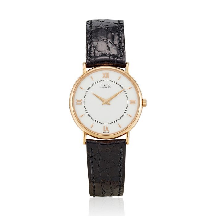 Piaget Piaget | Reference 8025N, A limited edition pink gold wristwatch, Made to commemorate the 120th anniversary of Piaget, Circa 1997 | 伯爵 | 型號8025N   限量版粉紅金腕錶，為紀念伯爵120週年而製，約1997年製 · 8025N