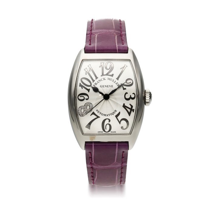 Franck Muller Franck Muller | Cintree Curvex, Reference 7500 SC AT FO REL CD8, A limited edition stainless steel and diamond-set wristwatch, Circa 2010 |  Cintree Curvex 型號7500 SC AT FO REL CD8   限量版精鋼鑲鑽石腕錶，約2010年製 · 7500