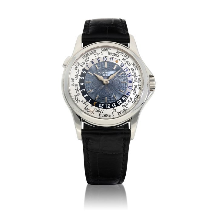 Patek Philippe Patek Philippe | Reference 5110, A platinum world time wristwatch, Circa 2004 | 百達翡麗 | 型號5110 鉑金世界時間腕錶，約2004年製 · 5110