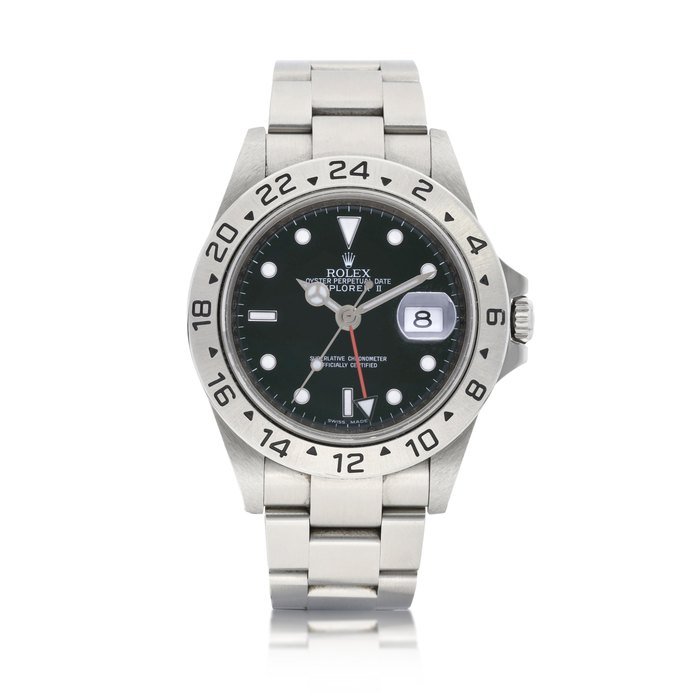Rolex Rolex | Explorer II, Reference 16570, A stainless steel wristwatch with bracelet, date and 24 hour indication, Circa 2009 | 勞力士 | Explorer II 型號16570 精鋼鏈帶腕錶，備日期及24小時顯示，約2009年製 · 16570
