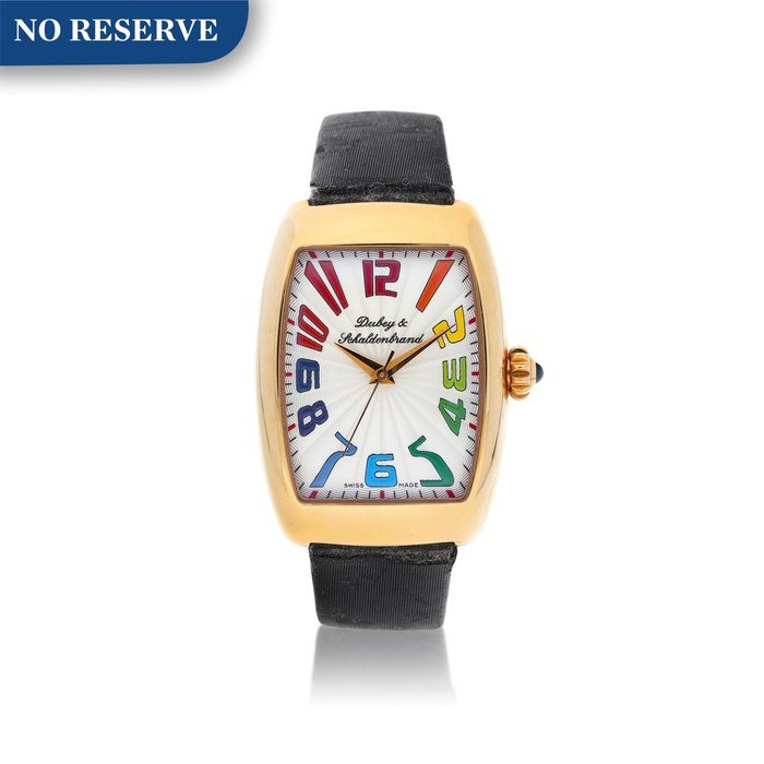 Dubey & Schaldenbrand Dubey & Schaldenbrand | Lady Rainbow, A limited edition pink gold wristwatch, Circa 2000 | Lady Rainbow 限量版粉紅金腕錶，約2000年製