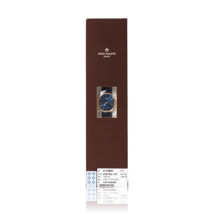 Patek Philippe Golden Ellipse, Ref. 3738/100J-012    Montre bracelet en or jaune doublement scéllé |  Yellow gold double-sealed wristwatch    Vers 2013 |  Circa 2013 · 3738/100J-012