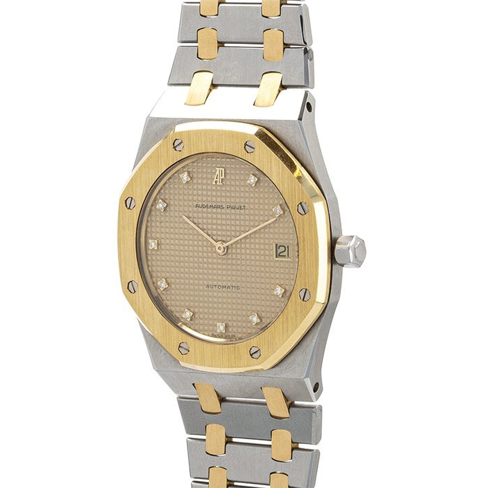 Audemars Piguet Royal Oak, Ref. 5402SA    Montre bracelet en acier, or jaune et sertie de diamants avec date et bracelet |  Stainless steel, yellow gold and diamond-set wristwatch with date and bracelet    Vers 1979 |  Circa 1979 · 5402SA