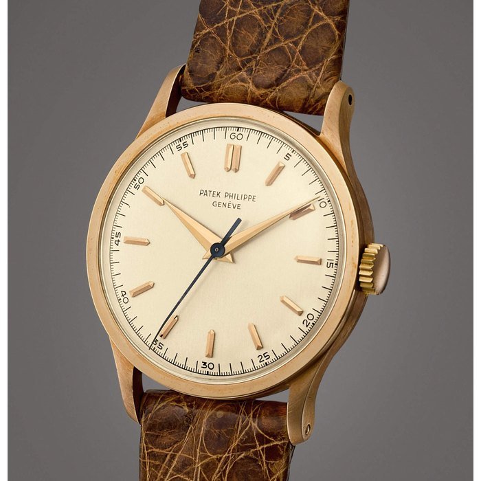 Patek Philippe Reference 570 | An extremely well preserved pink gold wristwatch, Made in 1954  | 百達翡麗 | 型號570 |  粉紅金腕錶，品相極佳，1954年製 · 570