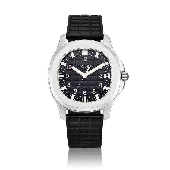 Patek Philippe Patek Philippe | Aquanaut, Reference 5065 | A stainless steel wristwatch with date, Retailed by Tiffany & Co., Circa 2005 | 百達翡麗 | Aquanaut 型號5065 | 精鋼腕錶，備日期顯示，由 Tiffany & Co. 發行，約2005年製 · 5065