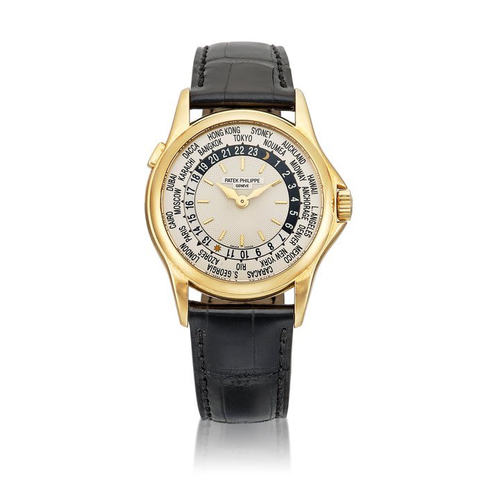 Patek Philippe Patek Philippe | Reference 5110 | A yellow gold world time wristwatch, Retailed by Tiffany & Co., Circa 2000 | 百達翡麗 | 型號5110 | 黃金世界時間腕錶，由 Tiffany & Co. 發行，約2000年製 · 5110