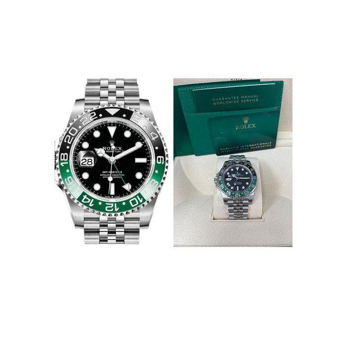 Rolex GMT-Master IIWith A Green And Black Bezel "SPRITE" 126720VTNR