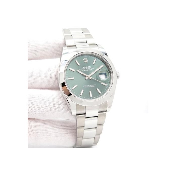 Rolex Datejust126300 Datejust 41 with Mint Green Dial on Oyster