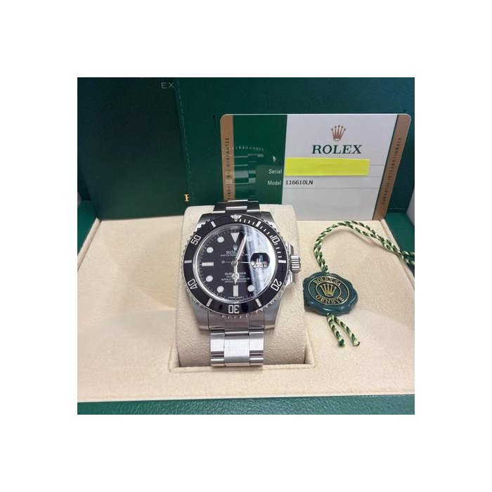 Rolex Submariner Date2016 Warranty Card Box n Papers Ref. 116610LN