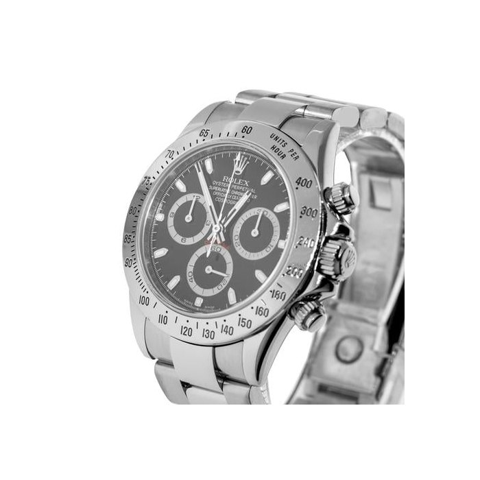 Rolex Daytona40mm Stainless Steel Black Dial & Steel Bezel 116520