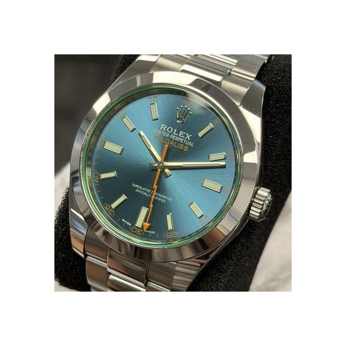Rolex MilgaussFull Set 2019 Blue Dial Ref. 116400GV