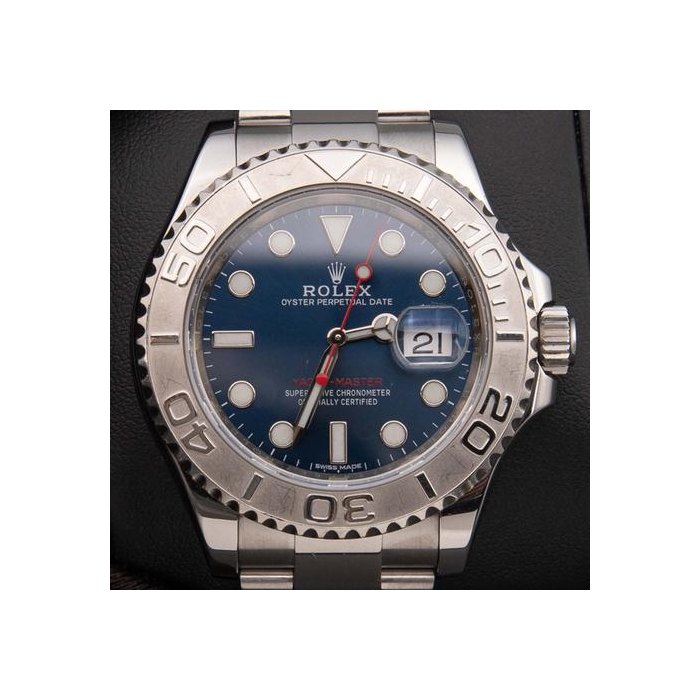 Rolex Yacht-Master40 Original Box & Appraisal - Platinum Bezel ALL FACTORY Ref. 116622
