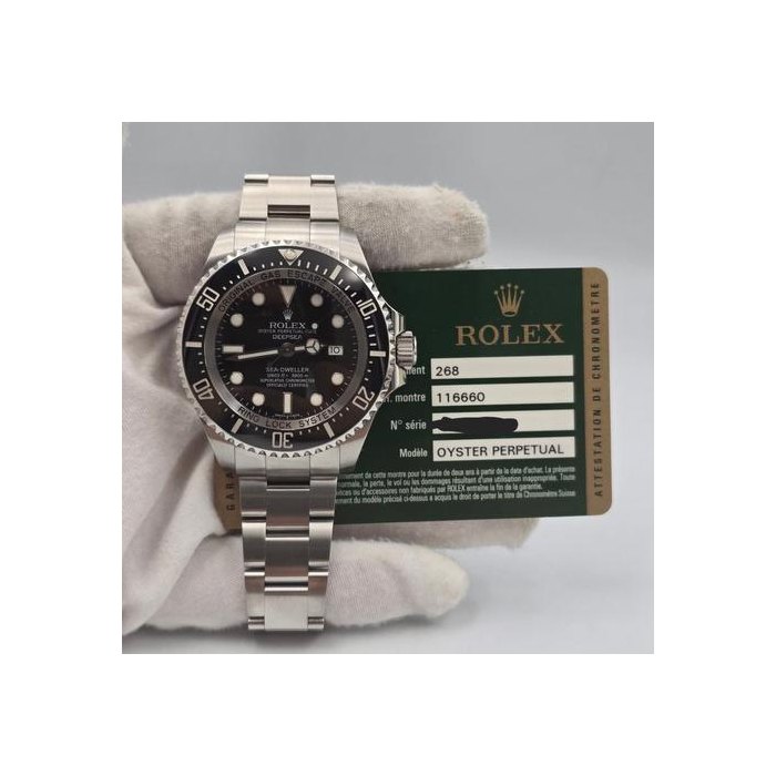 Rolex Sea-Dweller Deepsea2012 PAPERS Sea-Dweller Deepsea 44mm Black Ceramic 116660