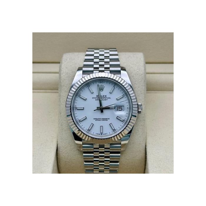 Rolex Datejust41 White Dial 2025 - New Style Box Ref. 126334