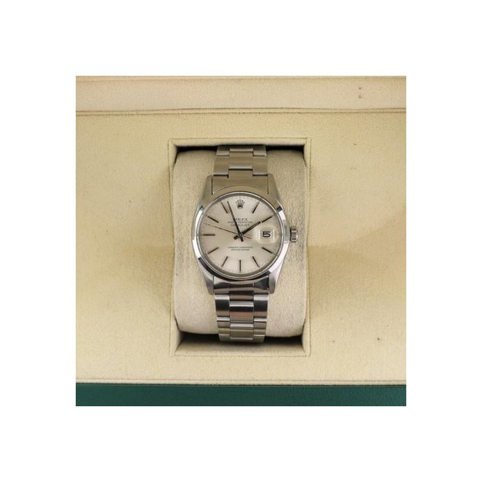 Rolex Datejust1981 Datejust 16000 Silver Dial SS Oyster Smooth Bezel No Papers 36mm