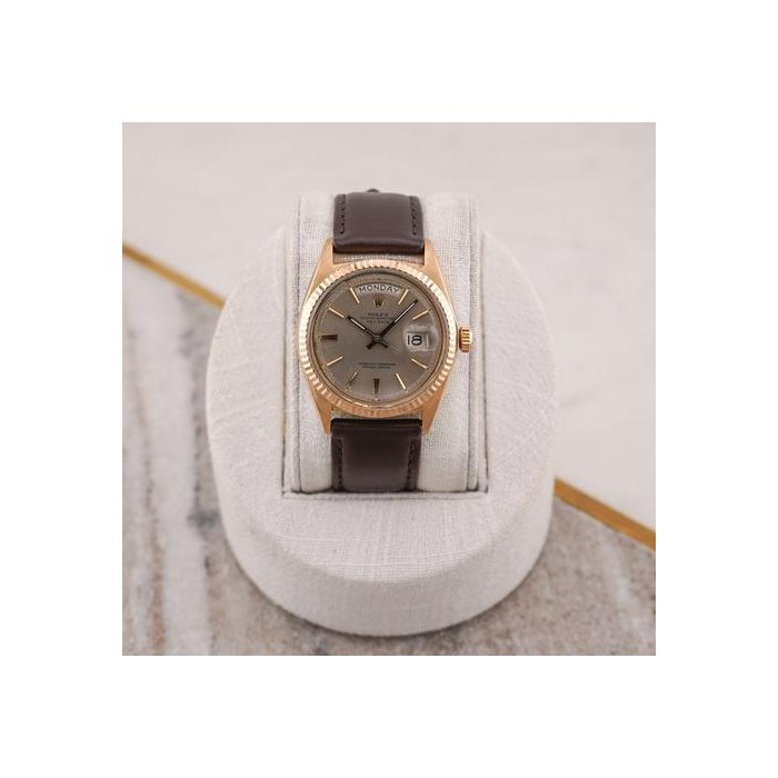 Rolex Day-Date36 1803 1967 Day-Date Head Yellow Gold Silver Dial Serviced 26