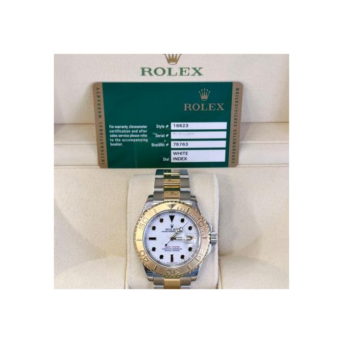 Rolex Yacht-Master16623 Two-Tone Yacht-Master White Dial