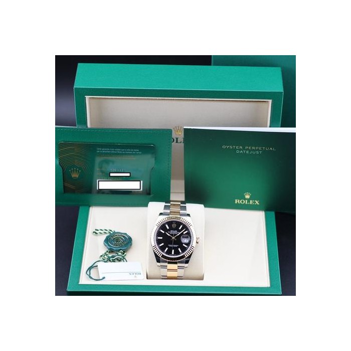 Rolex Datejust41 New 10/2025 full Set 126333 Datejust 41MM Black Dial Oyster
