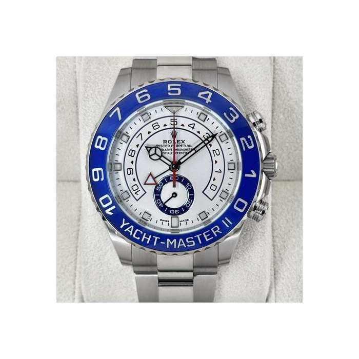 Rolex Yacht-Master II2022 Yacht-Master II 44mm 116680 Stainless Steel White Dial