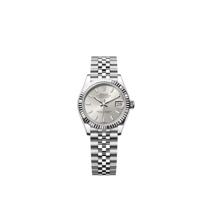 Rolex Datejust31 Silver Index Dial Stainless Steel Fluted Bezel Jubilee Bracelet Ref. 178274