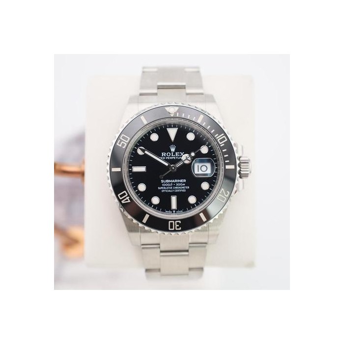 Rolex Submariner Date41mm Black Ceramic Bezel Stainless Steel Black Dial 126610LN